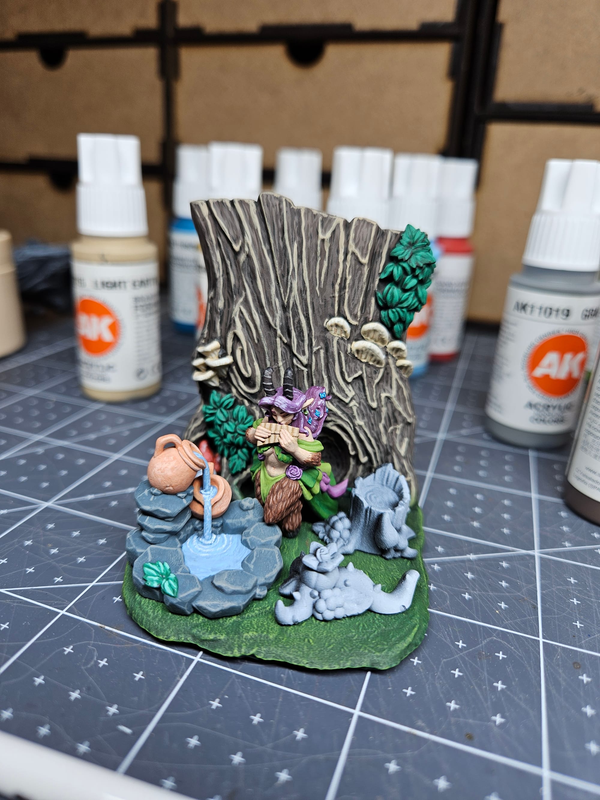 Satyr Diorama
